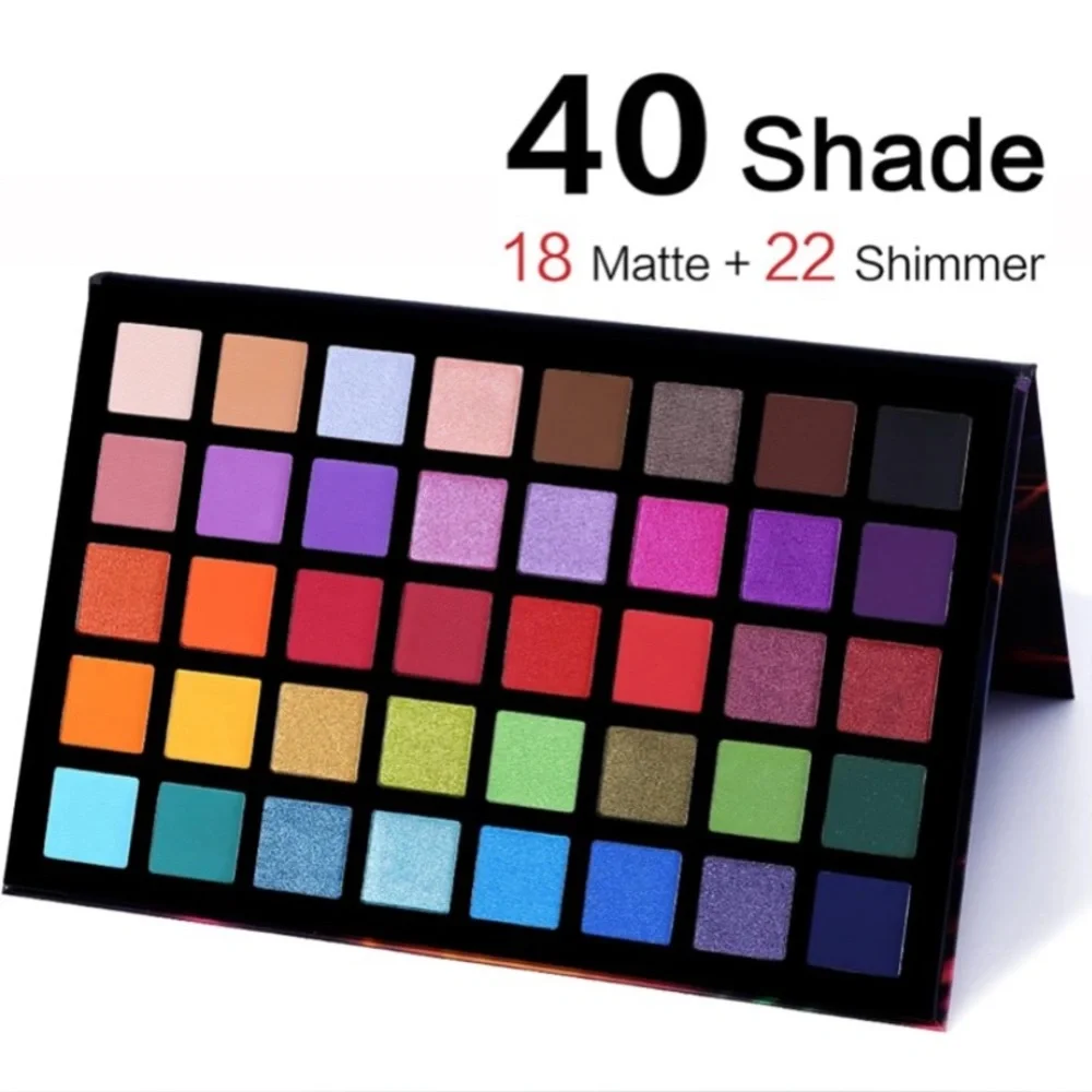 Spotlight 40 Eyeshadow Palette Professional Matte Shimmer Powder Waterproof-NWT